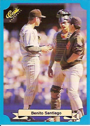 1988 Classic Blue Baseball Cards       219     Benito Santiago